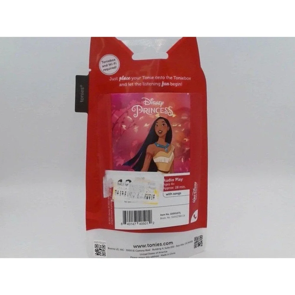 tonies Disney Pocahontas Audio Toy Figurine, BRAND NEW IN PACKAGING